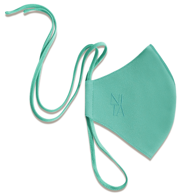 Foundation Face Mask with String Extension in Peppermint