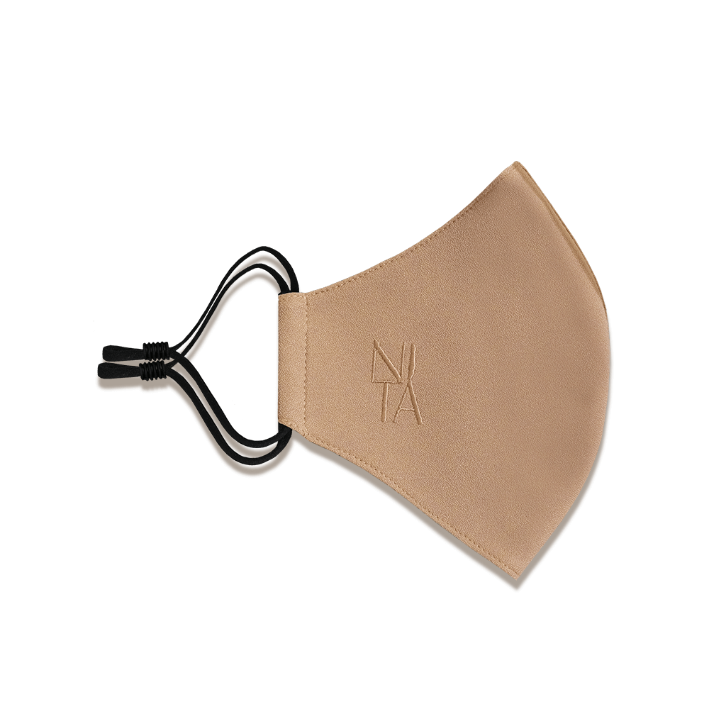 Foundation Face Mask with Earloop in Cashew 