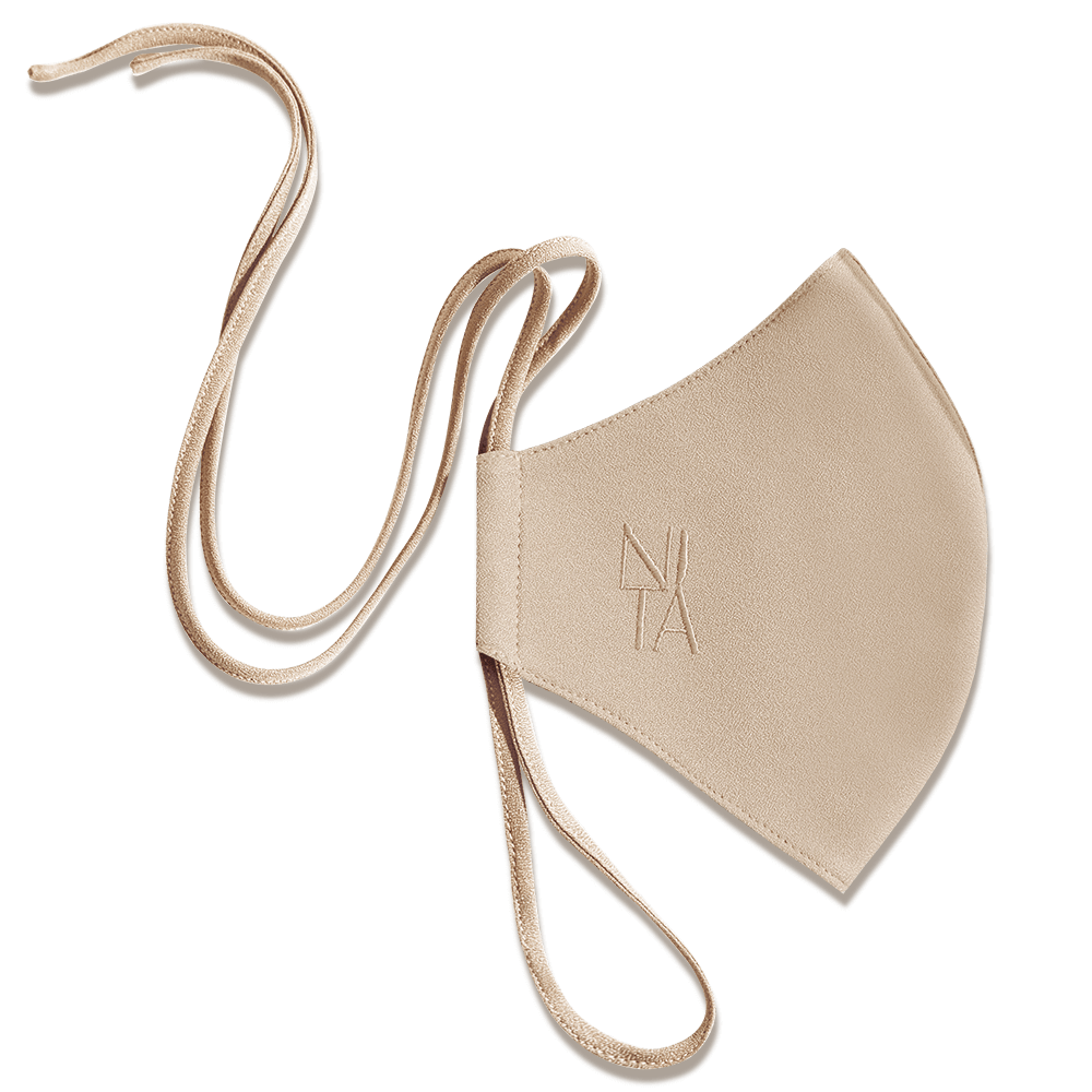 Foundation Face Mask with String Extension in Pistachio