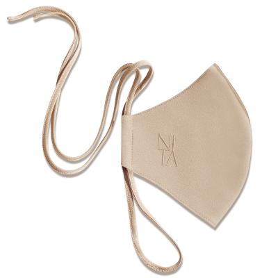 Foundation Face Mask with String Extension in Pistachio