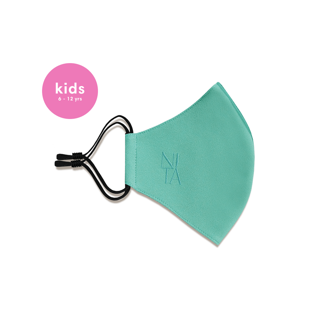 Foundation Face Mask with Earloop in Peppermint (Kids)