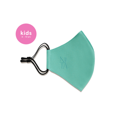 Foundation Face Mask with Earloop in Peppermint (Kids)