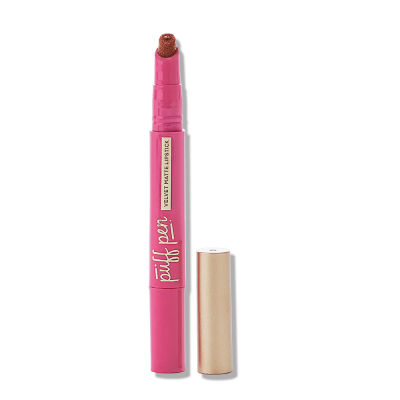 Sri Aman Puff Pen Velvet Matte Lipstick in Peach Brown