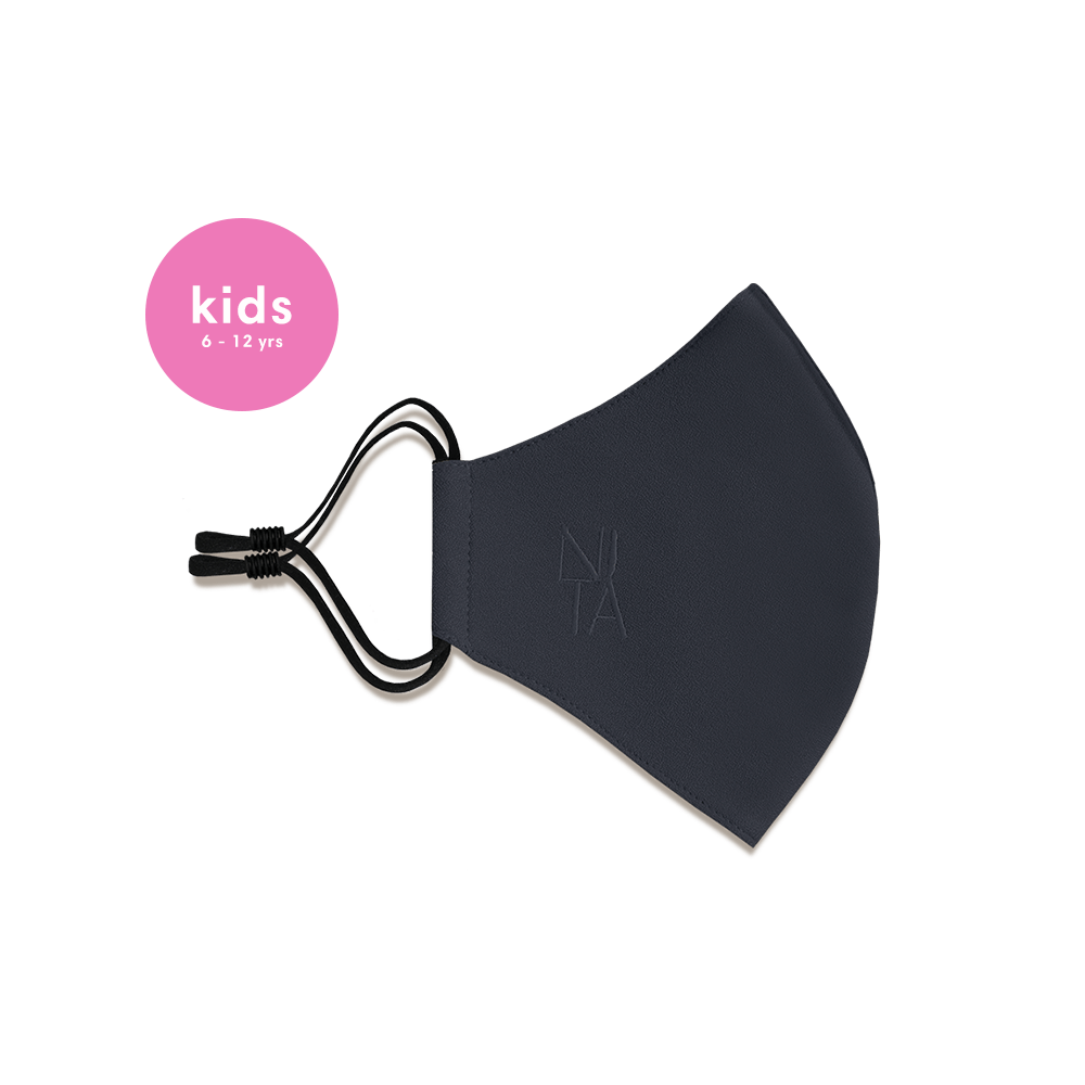 Foundation Face Mask with Earloop in Navy (Kids)